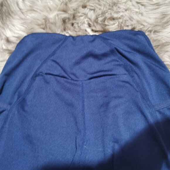Gymshark Womens Crop Leggings  Blue Size XS - Picture 6 of 7